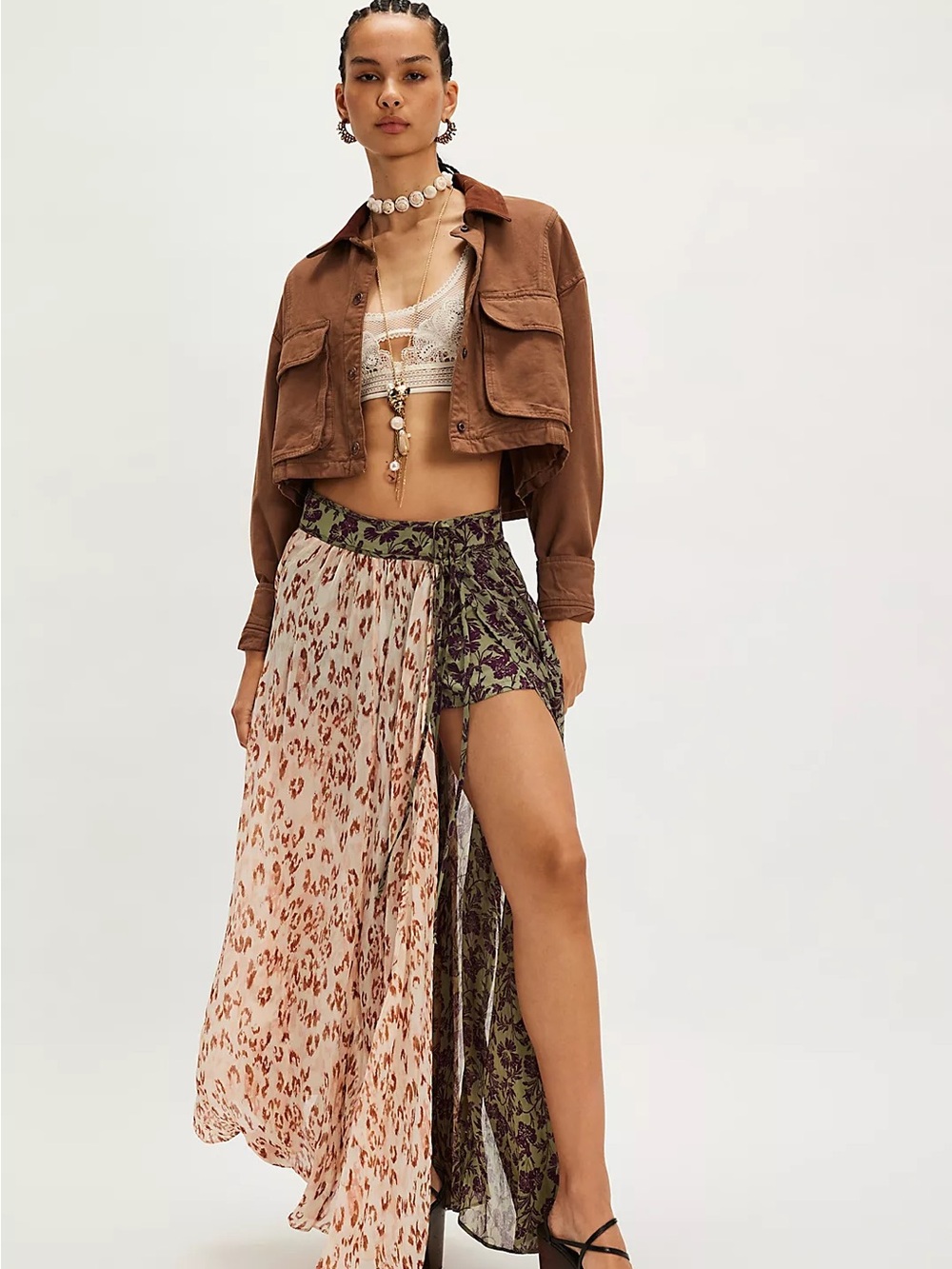 Free People Oasis Printed Maxi Skirt - Picture 3 of 7